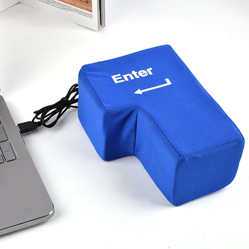 Stress Relieving Enter Button Pillow Comicool Shop