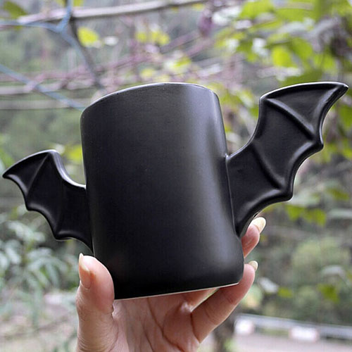 bat coffee mug -  batman style ceramic mug comicool shop