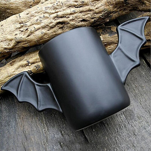 bat coffee mug -  batman style ceramic mug comicool shop