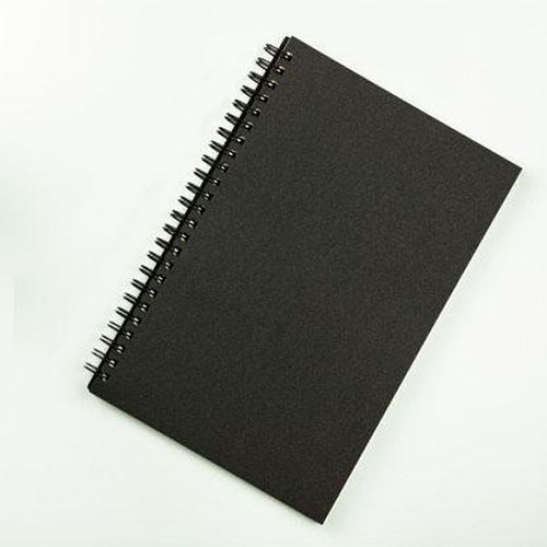 black notebook with white gel pen comicool shop