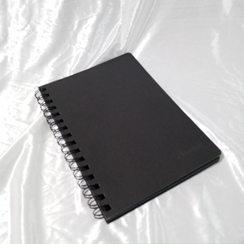 black notebook with white gel pen comicool shop