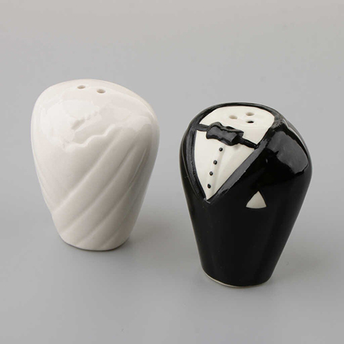 bride & groom salt & pepper shaker comicool shop