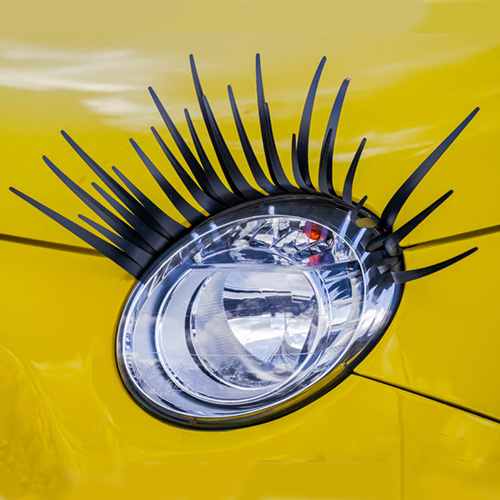 car headlight eyelashes comicool shop