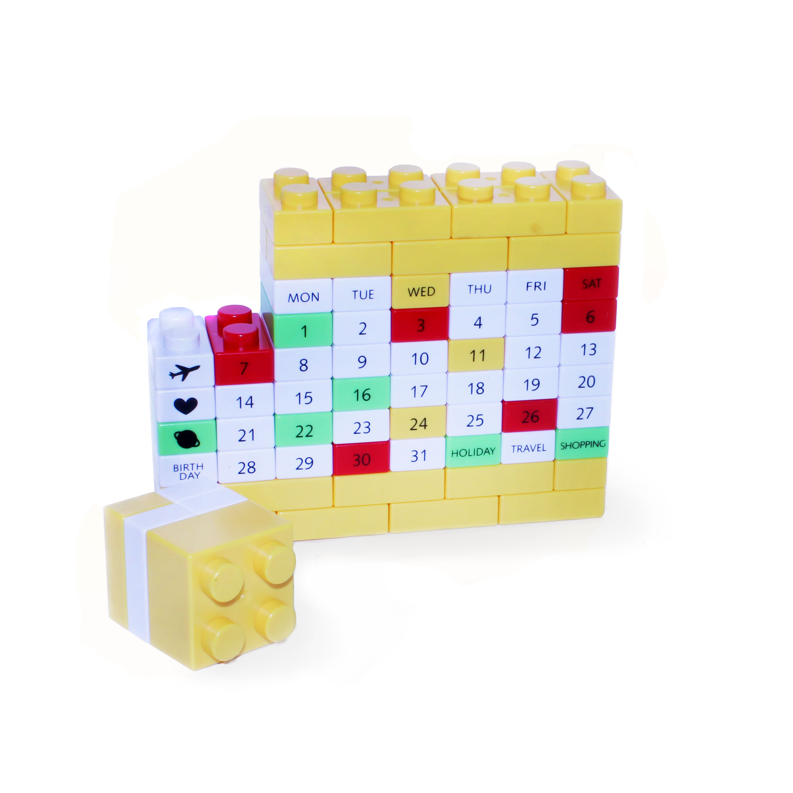 DIY Lego Bricks Calendar Comicool Shop
