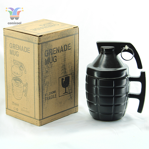 grenade shaped ceramic mug comicool shop