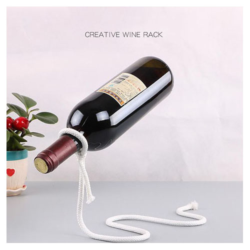 magic rope wine bottle suspension stand comicool shop