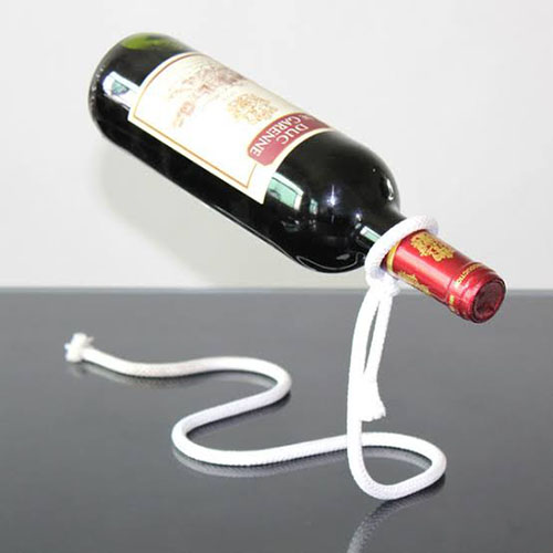 magic rope wine bottle suspension stand comicool shop