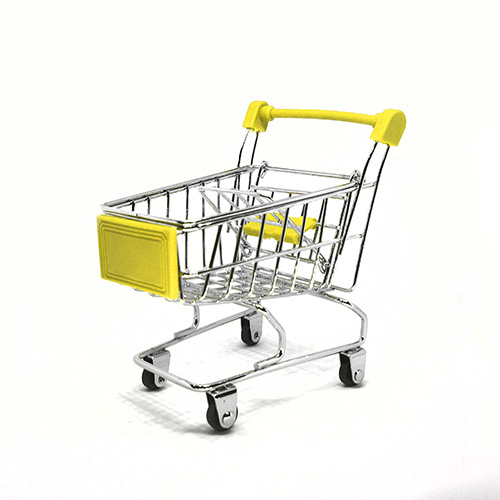 miniature shopping cart - desktop office tools holder comicool shop