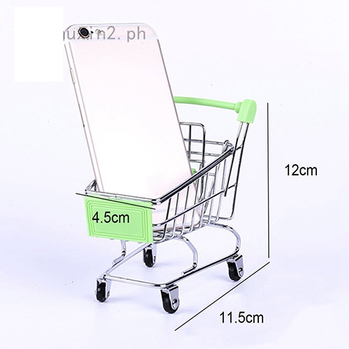 miniature shopping cart - desktop office tools holder comicool shop