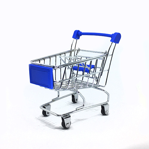 miniature shopping cart - desktop office tools holder comicool shop