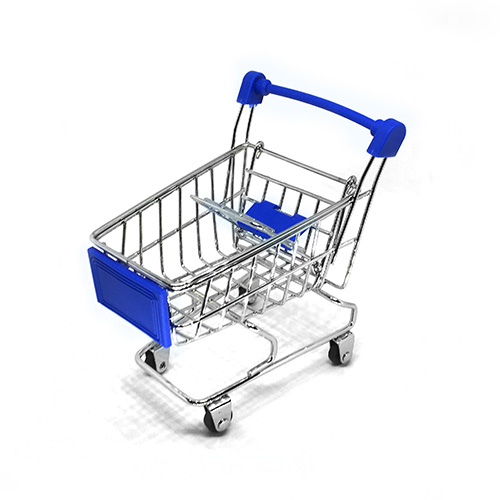 miniature shopping cart - desktop office tools holder comicool shop