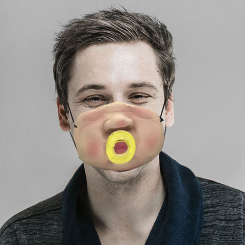 pacifier face mask comicool shop