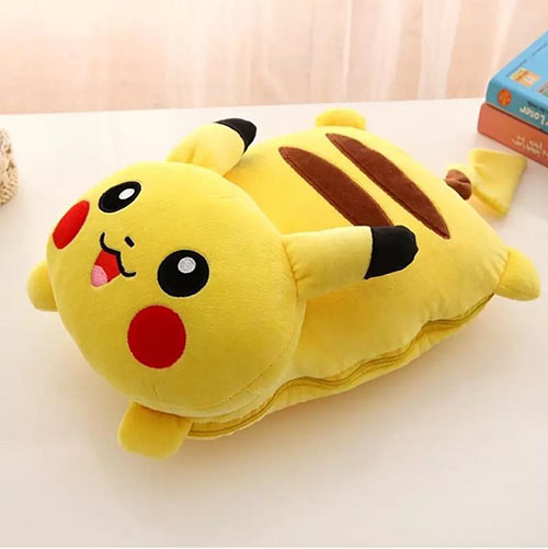 pikachu 2-in-1 pillow blanket comicool shop