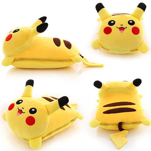 pikachu 2-in-1 pillow blanket comicool shop